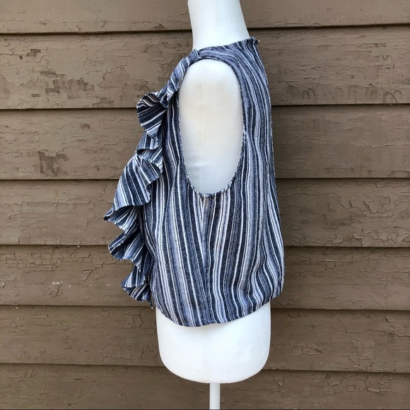 Lucca Couture Alexandra Stripe Cropped Top! - Picture 4 of 6